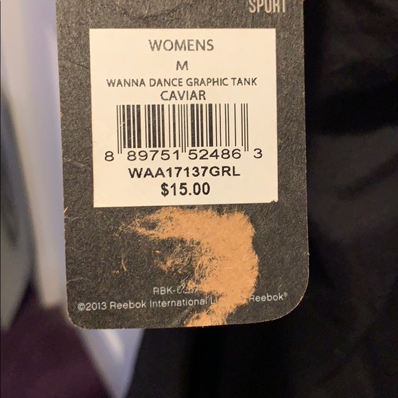 Black Reebok Tank Top - Picture 3 of 3